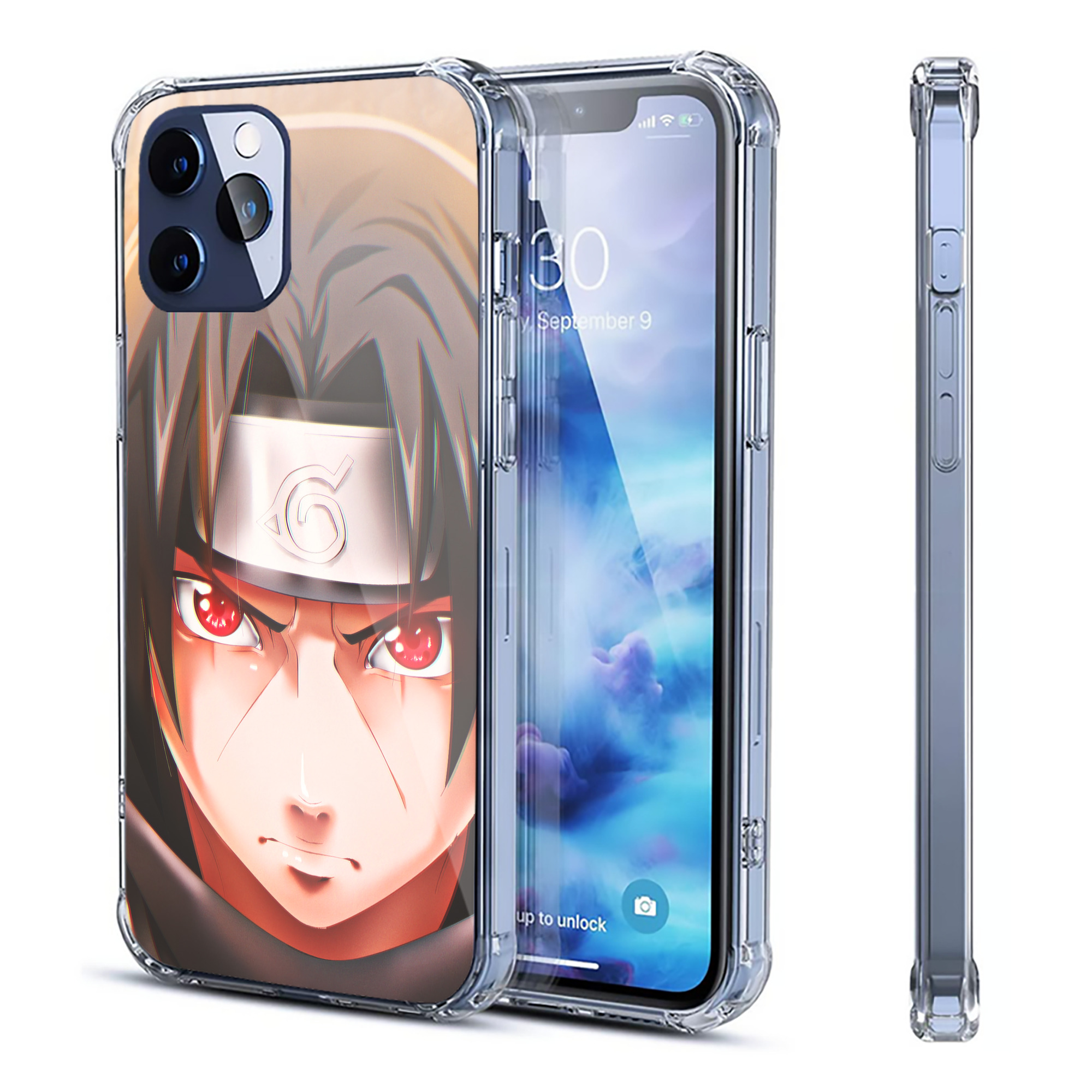 （画像用） NARUTO -ナルト- NARUTO -ナルト- 疾風伝 【iPhone 12シリーズ対応】透明スマホケース（クリアソフトケース）